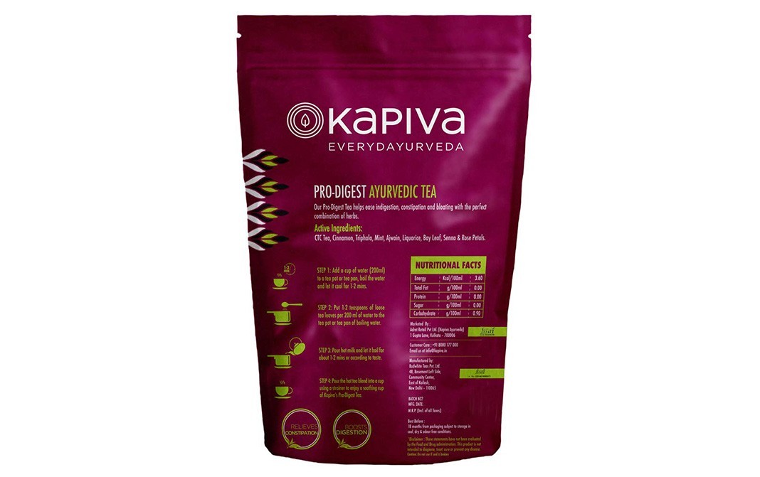 Kapiva Pro-Digest Ayurvedic Tea   Pack  100 grams